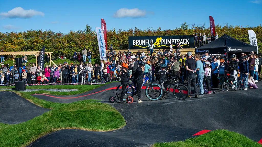 publikbild från brunflo pumptrack